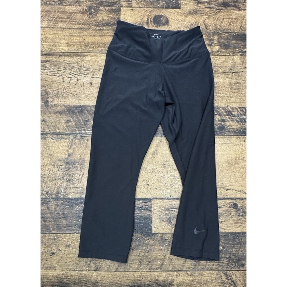 Nike Leggings Womens Size Medium Black‎ Mid-Rise Dri-Fit Yoga